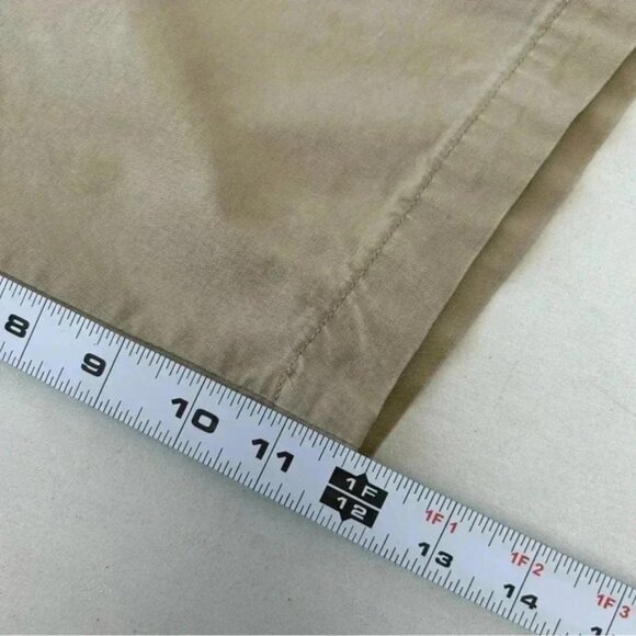 GAP Men’s Shorts 12” Stretch Casual Flat Front Chino Shorts Iconic Khaki Tan 31 - Picture 9 of 14